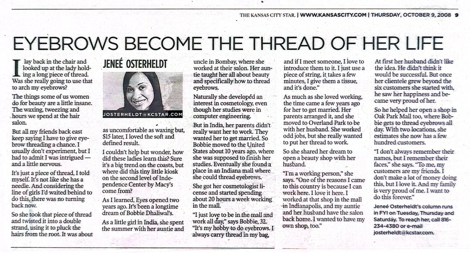 Kansas City Star article